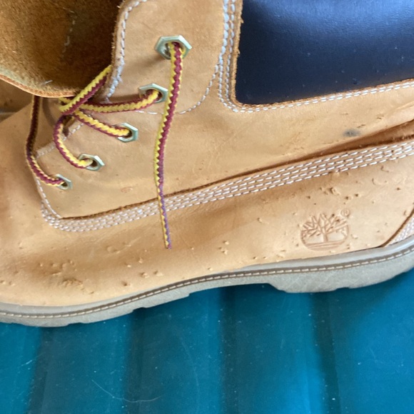 Boys Timberlands ankle boots size 7 - Picture 6 of 10